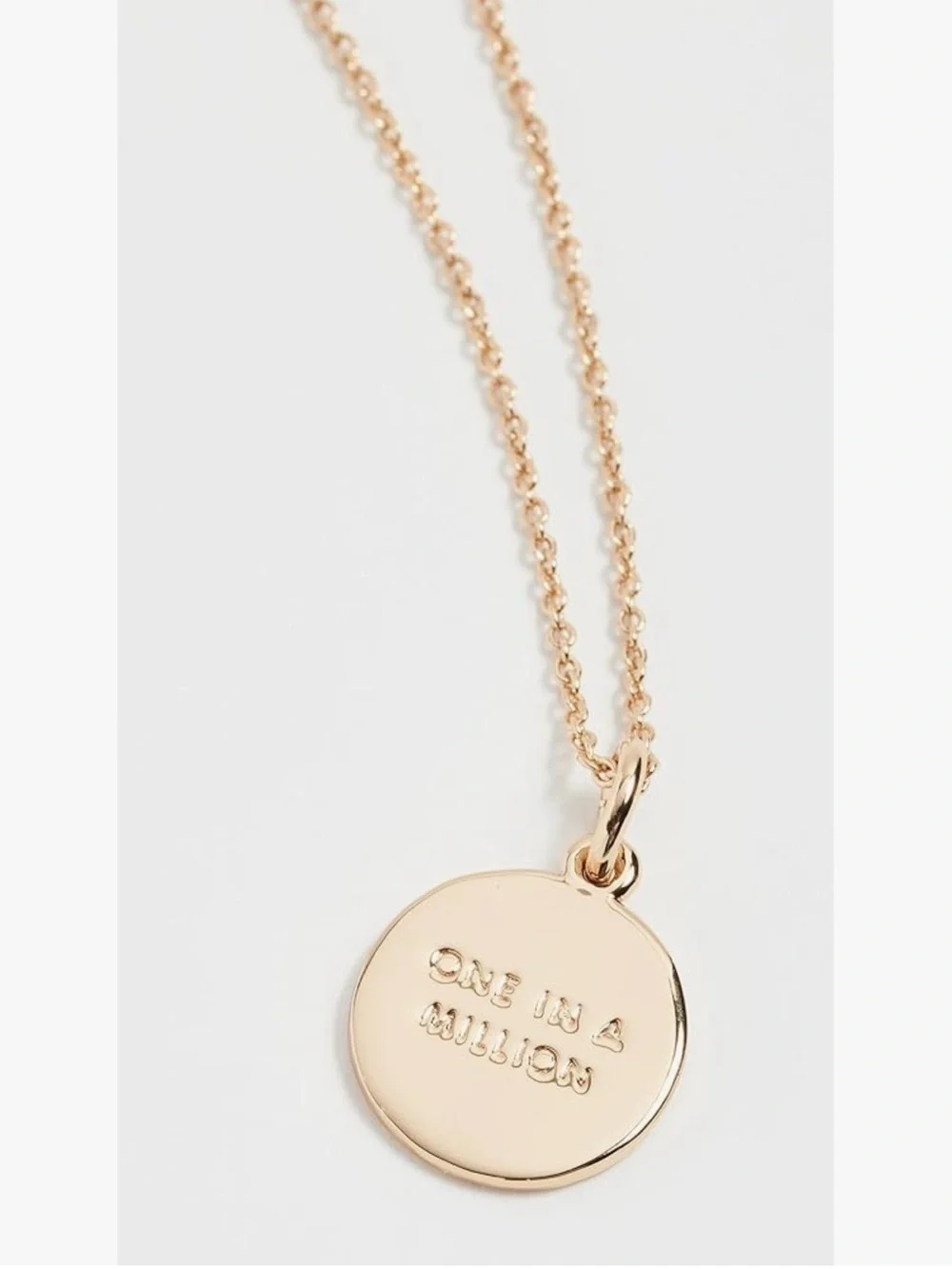 Kate Spade New York Initial Pendant Necklace E Gold